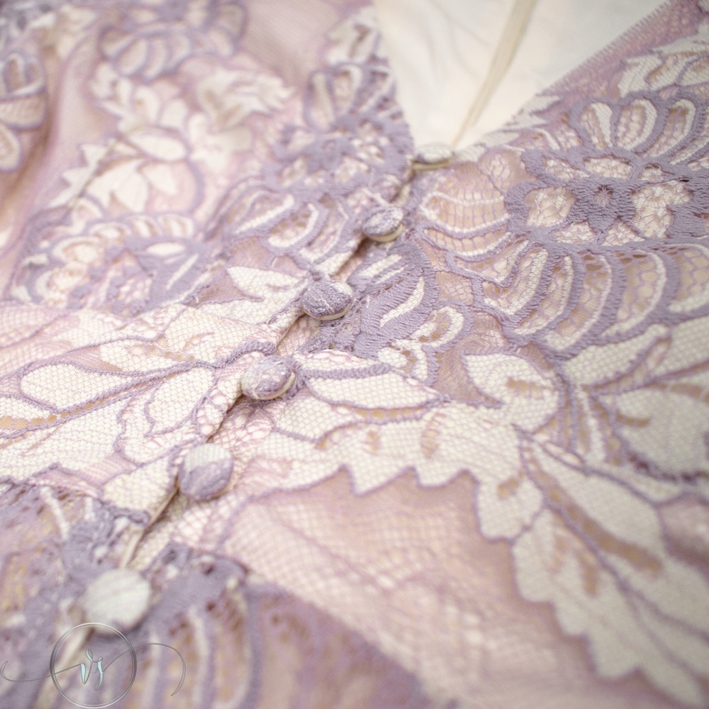 Last One❗Floral Lace Maxi Dress - Picture 5 of 7